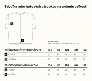 Veľkostná tabuľka